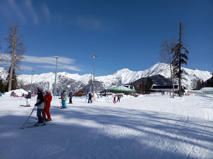 Лаура Газпром горнолыжный курорт